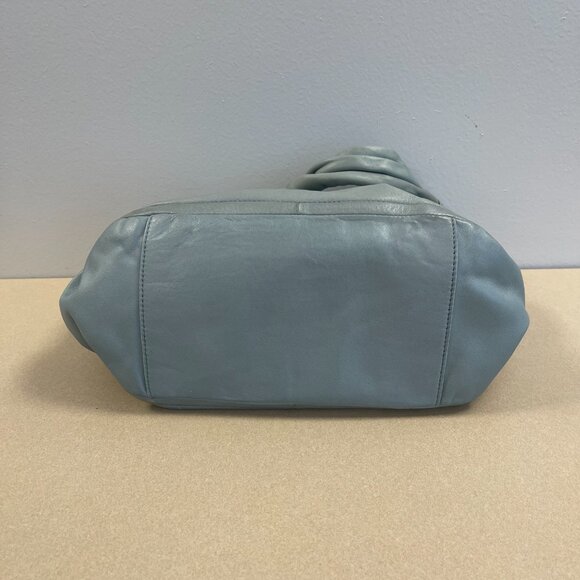 Coach Parker Soft Leather Hobo Bag in HTF Light Blue - Preowned - Picture 3 of 14